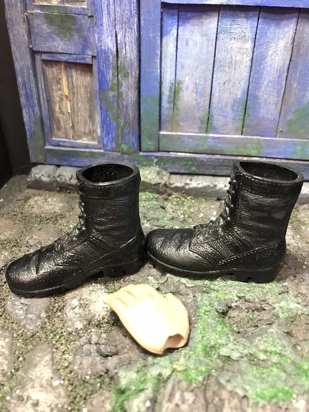 1/6 scale kitbash combat boots foot type dragon