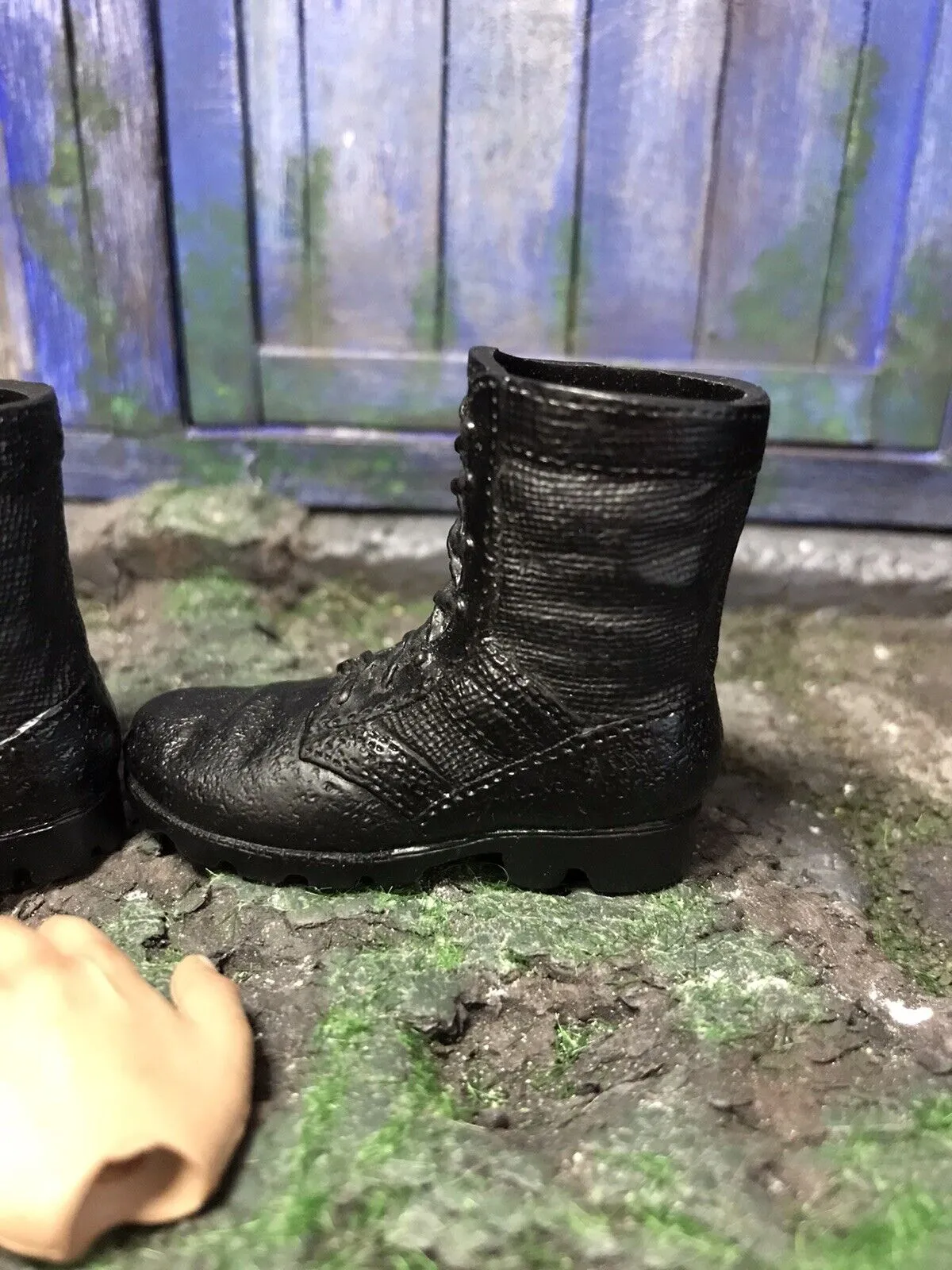 1/6 scale kitbash combat boots foot type dragon