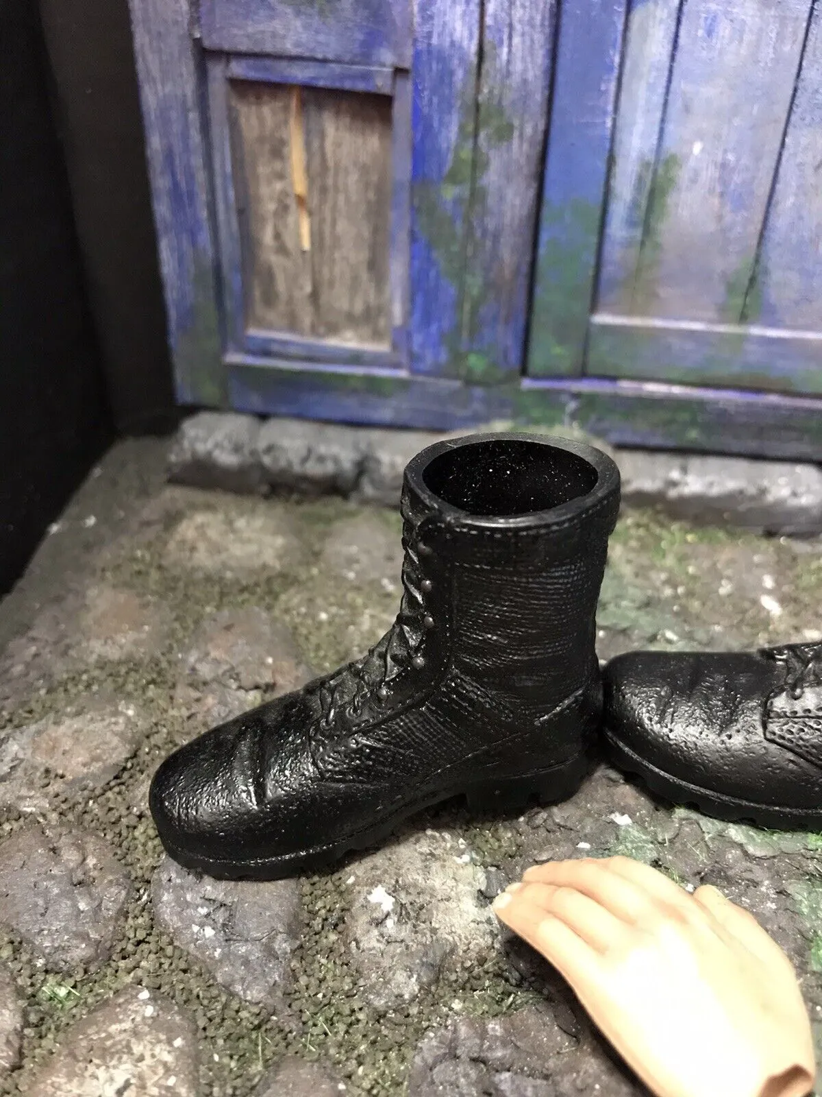 1/6 scale kitbash combat boots foot type dragon