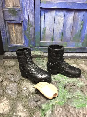 1/6 scale kitbash combat boots foot type dragon