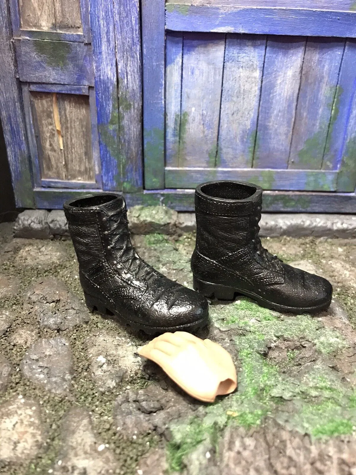 1/6 scale kitbash combat boots foot type dragon