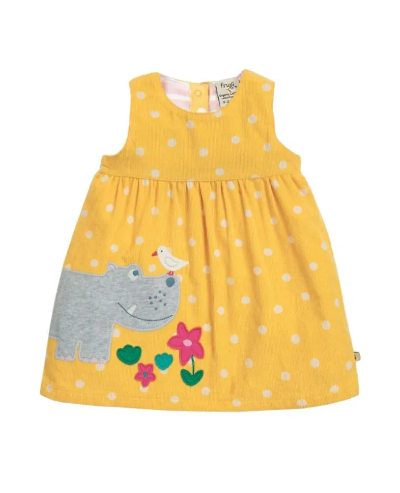 [6-12m]Frugi Organic Cotton Lily Cord Dress   Tamsyn Tights Set