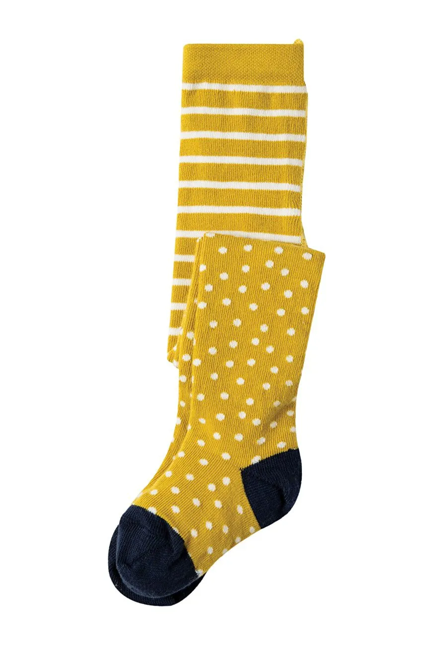 [6-12m]Frugi Organic Cotton Lily Cord Dress   Tamsyn Tights Set
