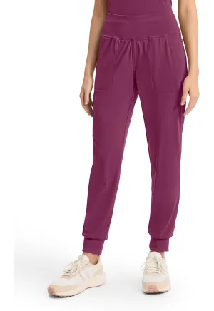 Achieve CK033 Women's 5-Pocket Jogger Pants Wine