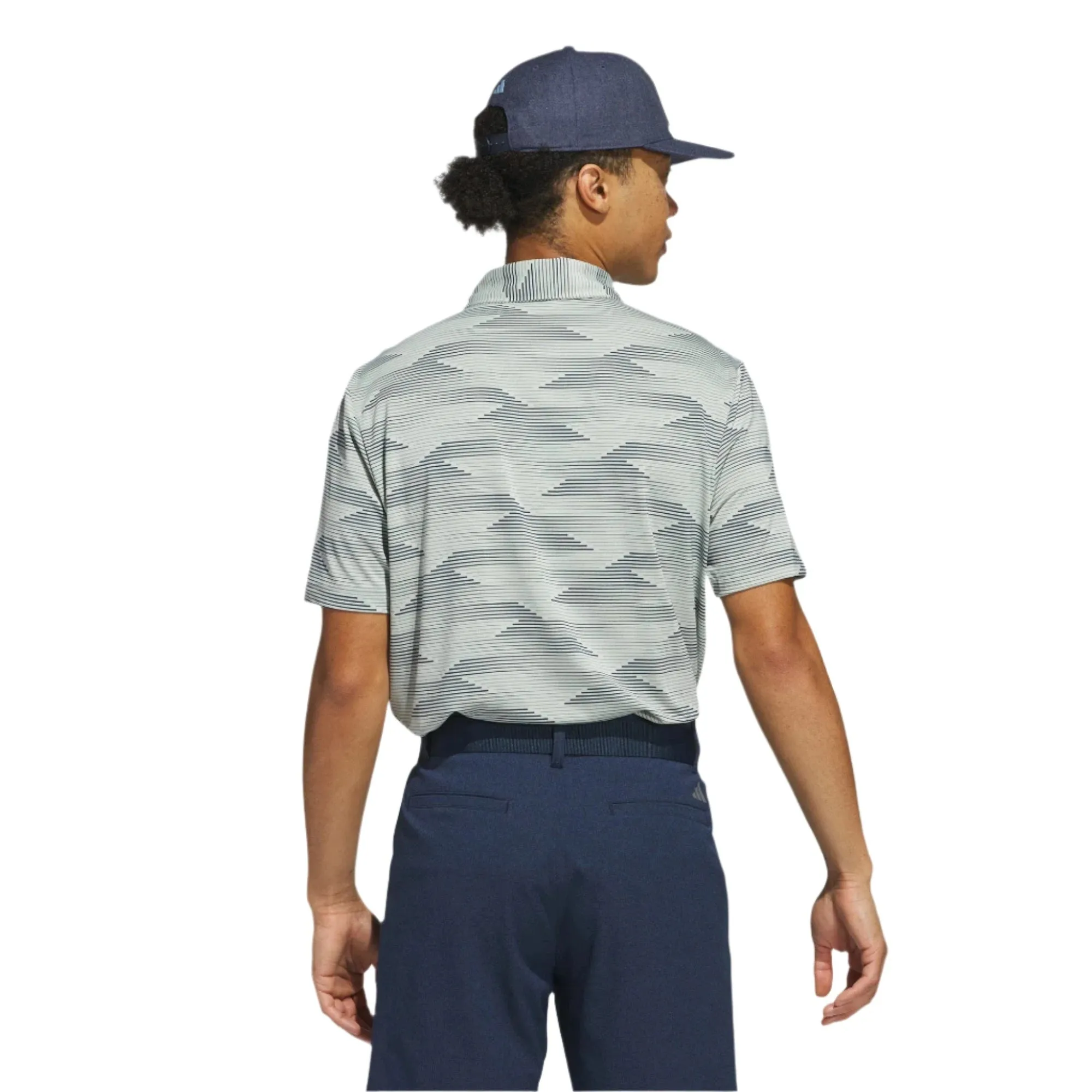 adidas Ultimate Speed Stripe Golf Polo Shirt