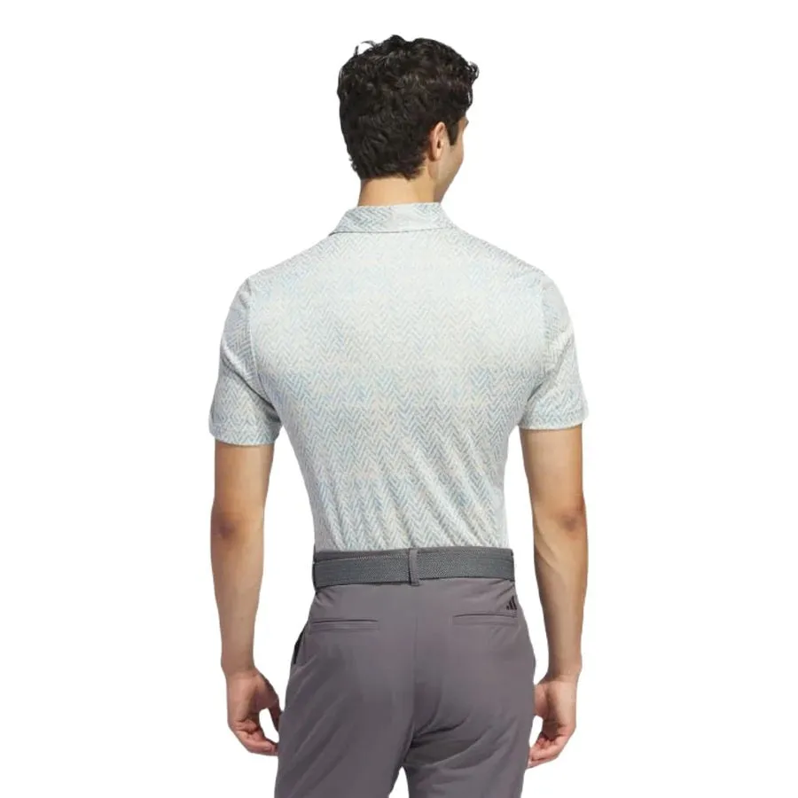 Adidas Ultimate365 Jacquard Polo Shirt - Blue