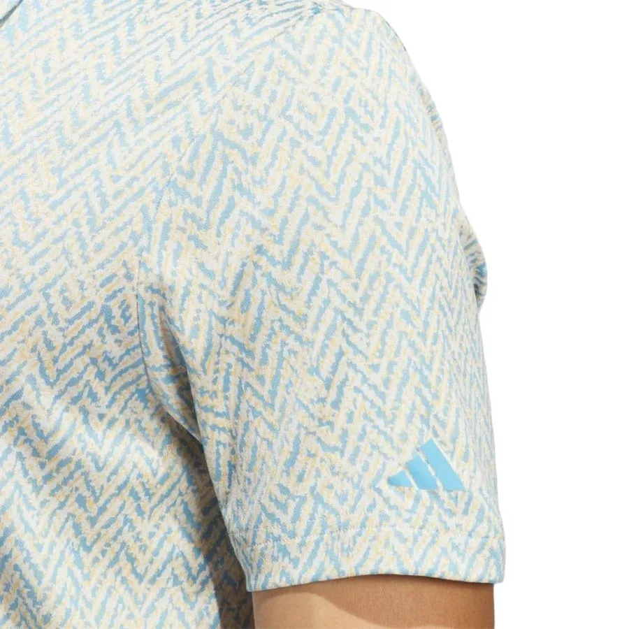 Adidas Ultimate365 Jacquard Polo Shirt - Blue