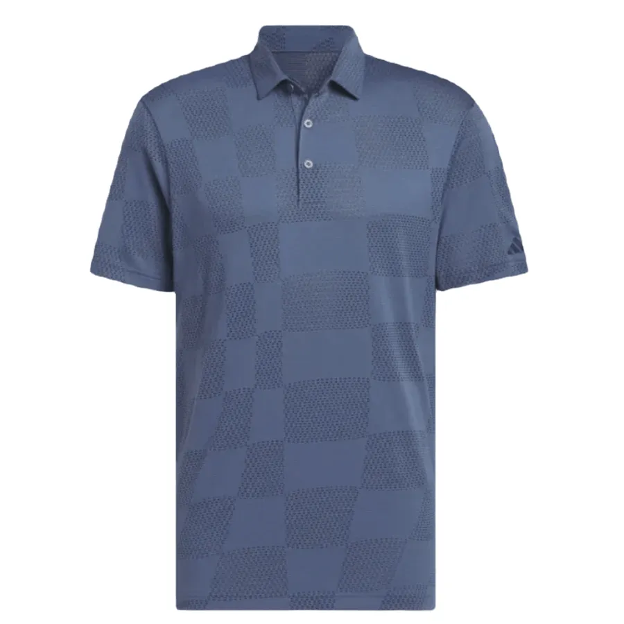 Adidas Ultimate365 Textured Polo Shirt - Blue