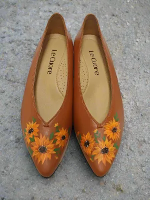 AI Shoeful 2" Chunky Heels - Sunflowers