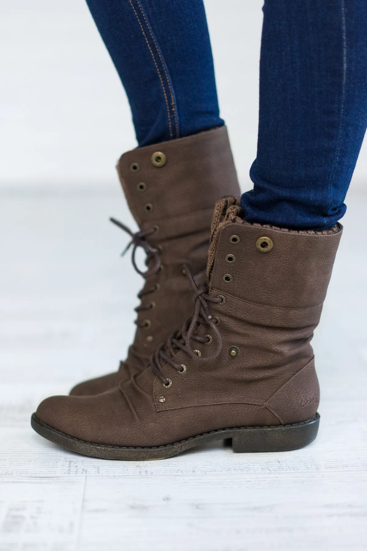 Alexi Blowfish Boots ~ Chocolate