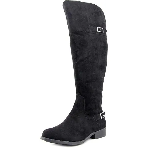 American Rag Womens Adarra Closed Toe Knee wide calf Black boots Size 7.0
