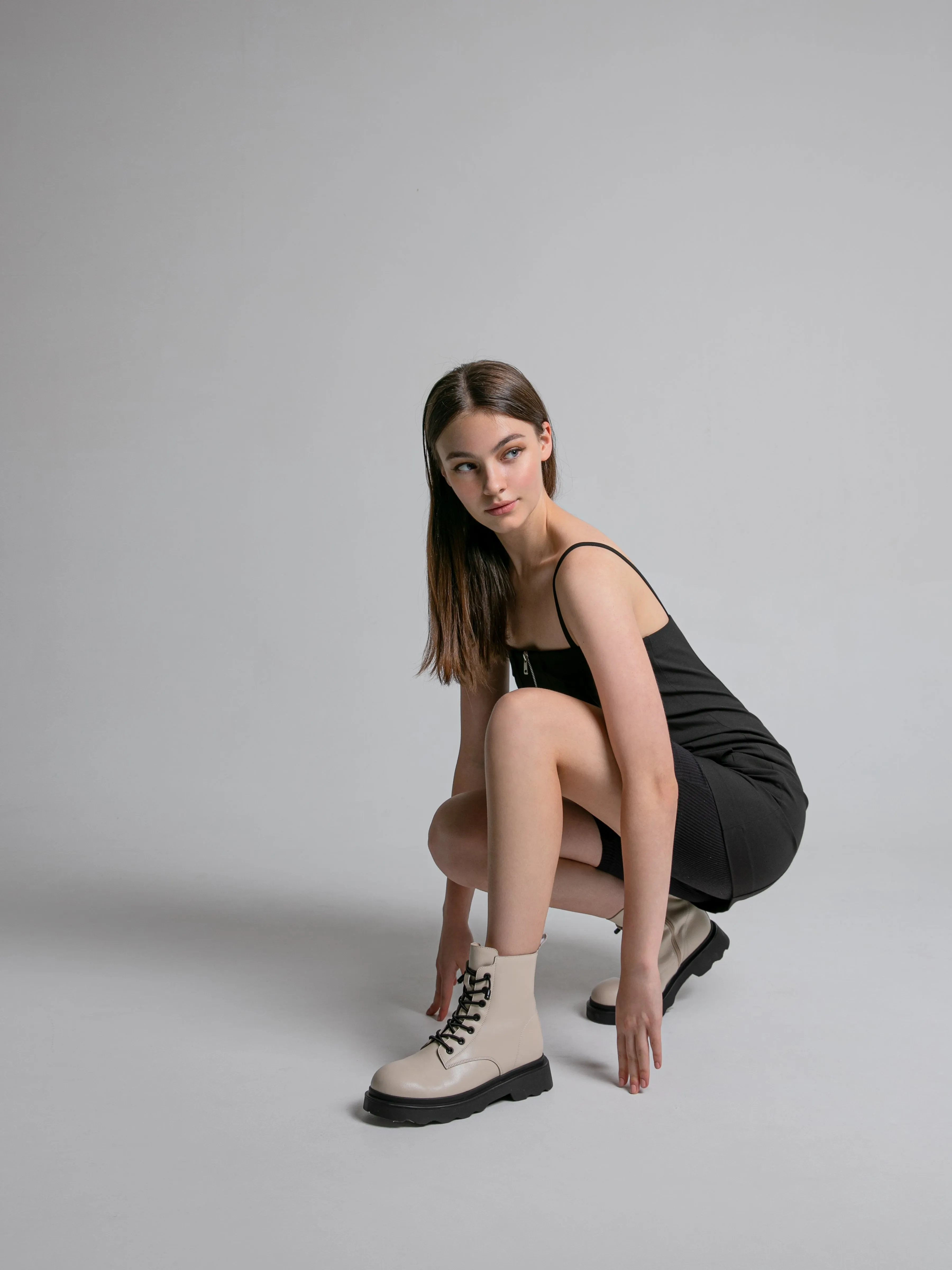 Ankle Lace-up Boots