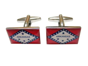 Arkansas State Flag Cufflinks