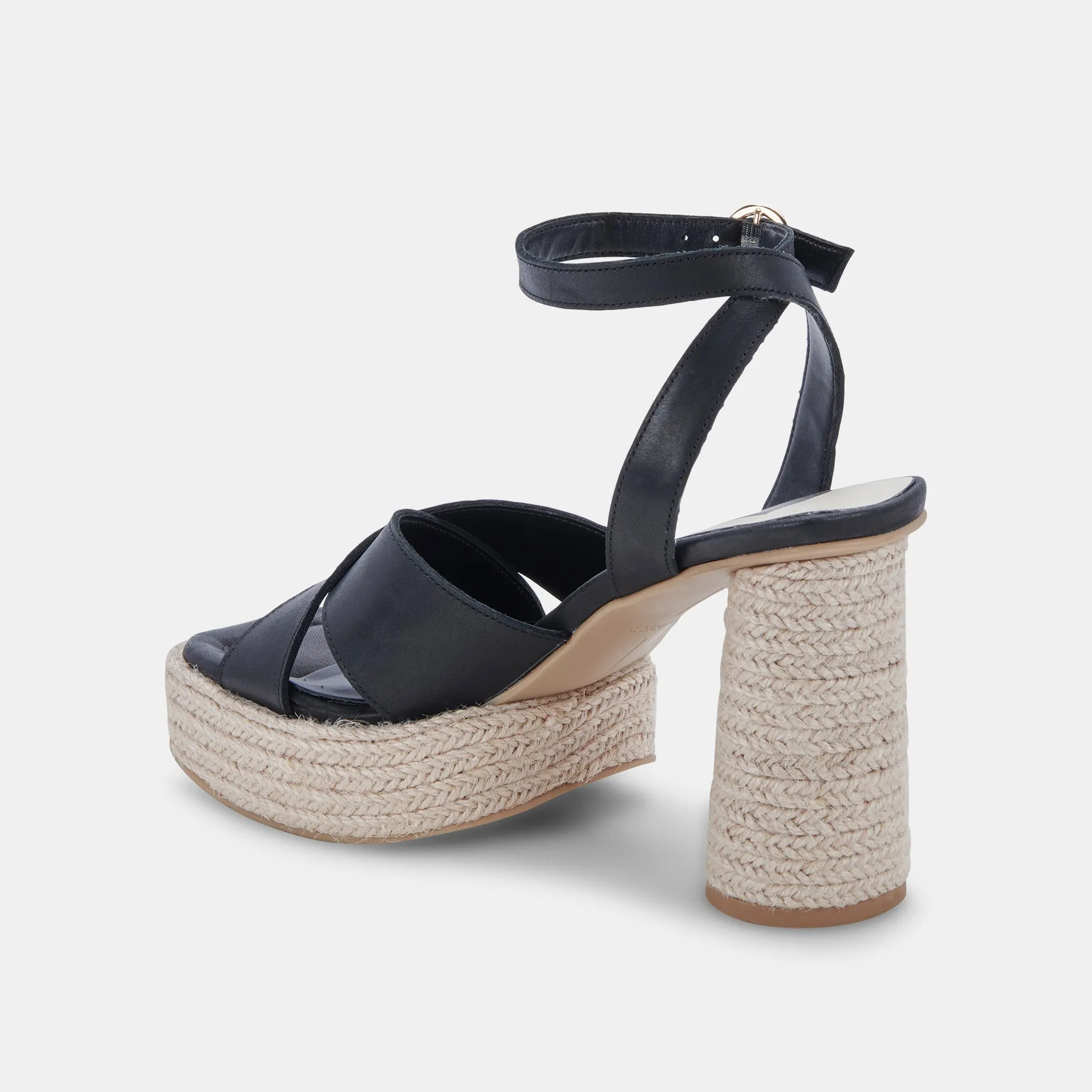 ARLOW HEELS BLACK LEATHER