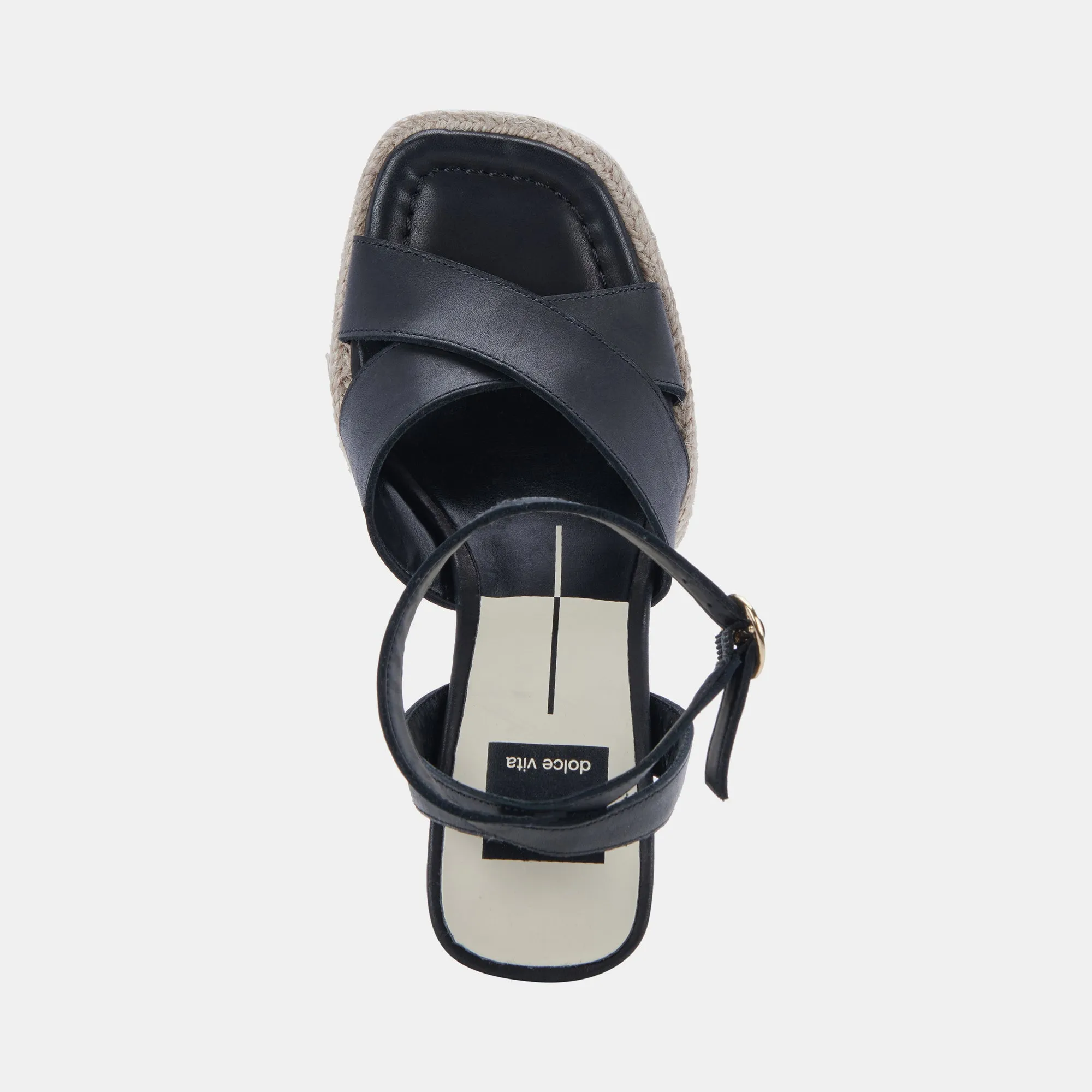 ARLOW HEELS BLACK LEATHER