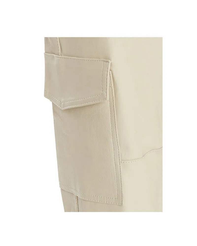 Army Pant Jogger in Off White