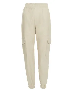 Army Pant Jogger in Off White
