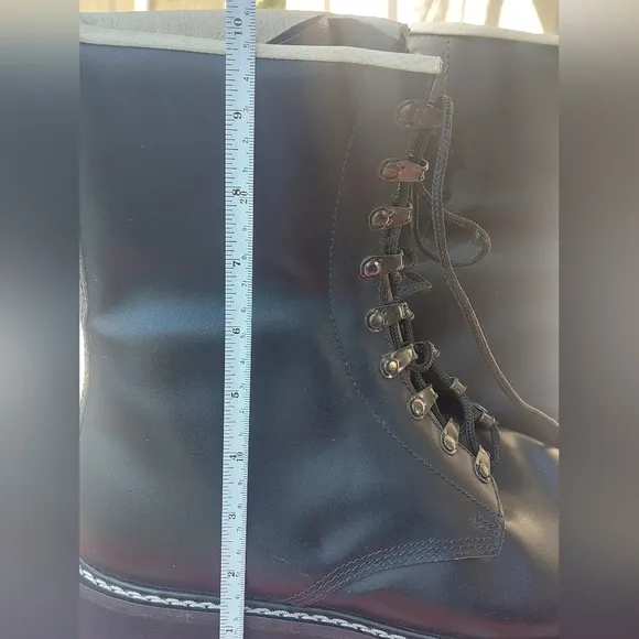Authentic German Combat Boots,paratrooper Style, Leather, UK Sz 43