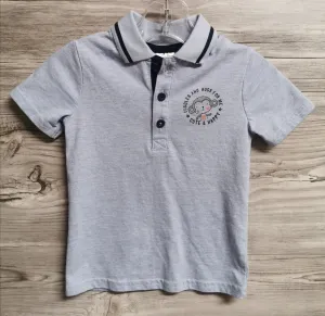 BABY BOY SIZE 18/24 MONTHS - GEORGE, Soft Graphic Polo T-shirt EUC B50