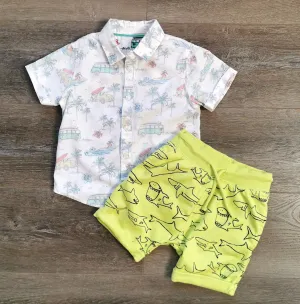 BABY BOY SIZE 18/24 MONTHS - NEXT 82, 2 Piece Mix N Match Summer Outfit EUC B14