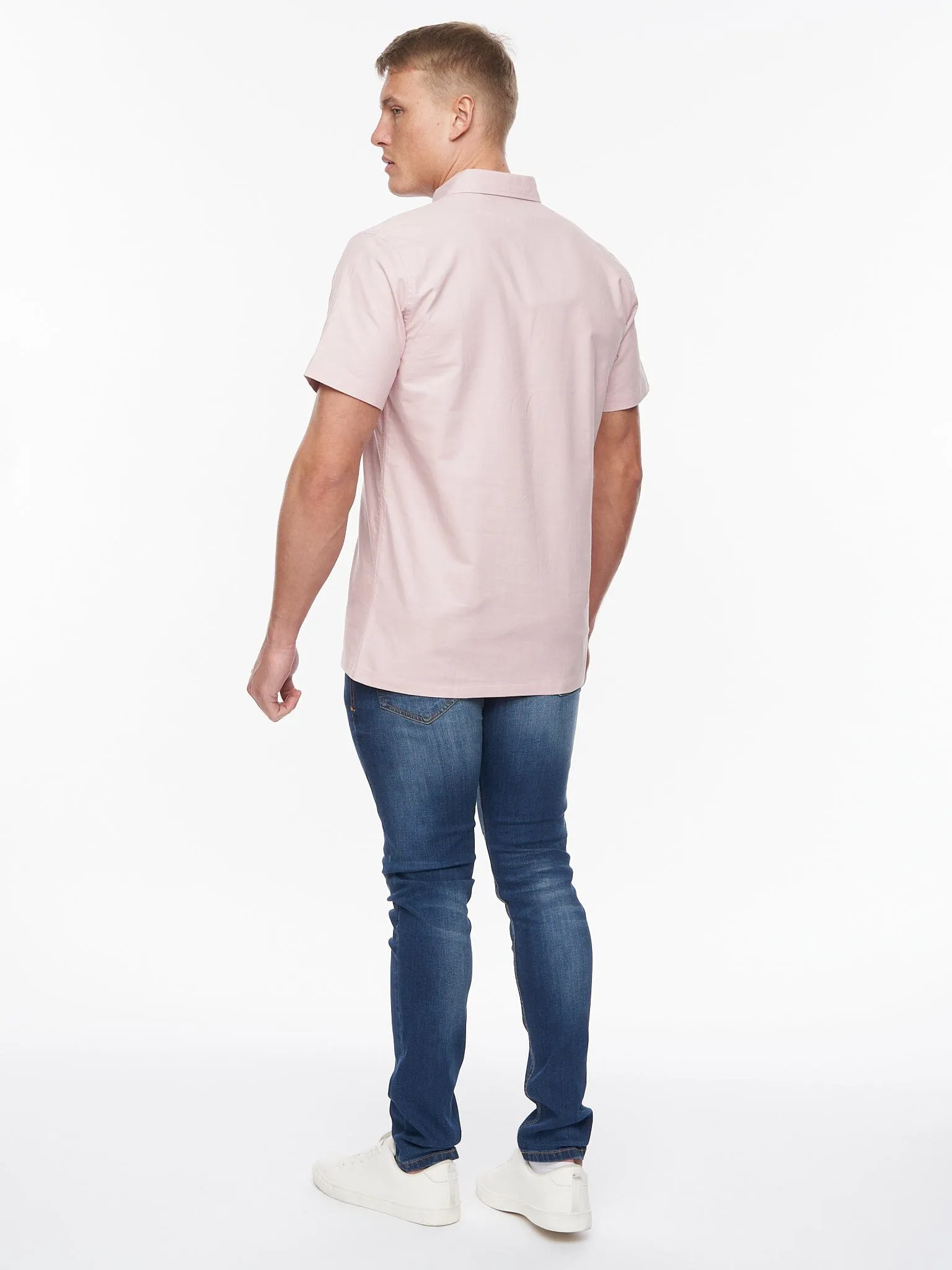 Balton Short Sleeve Oxford Shirt Light Pink