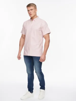 Balton Short Sleeve Oxford Shirt Light Pink