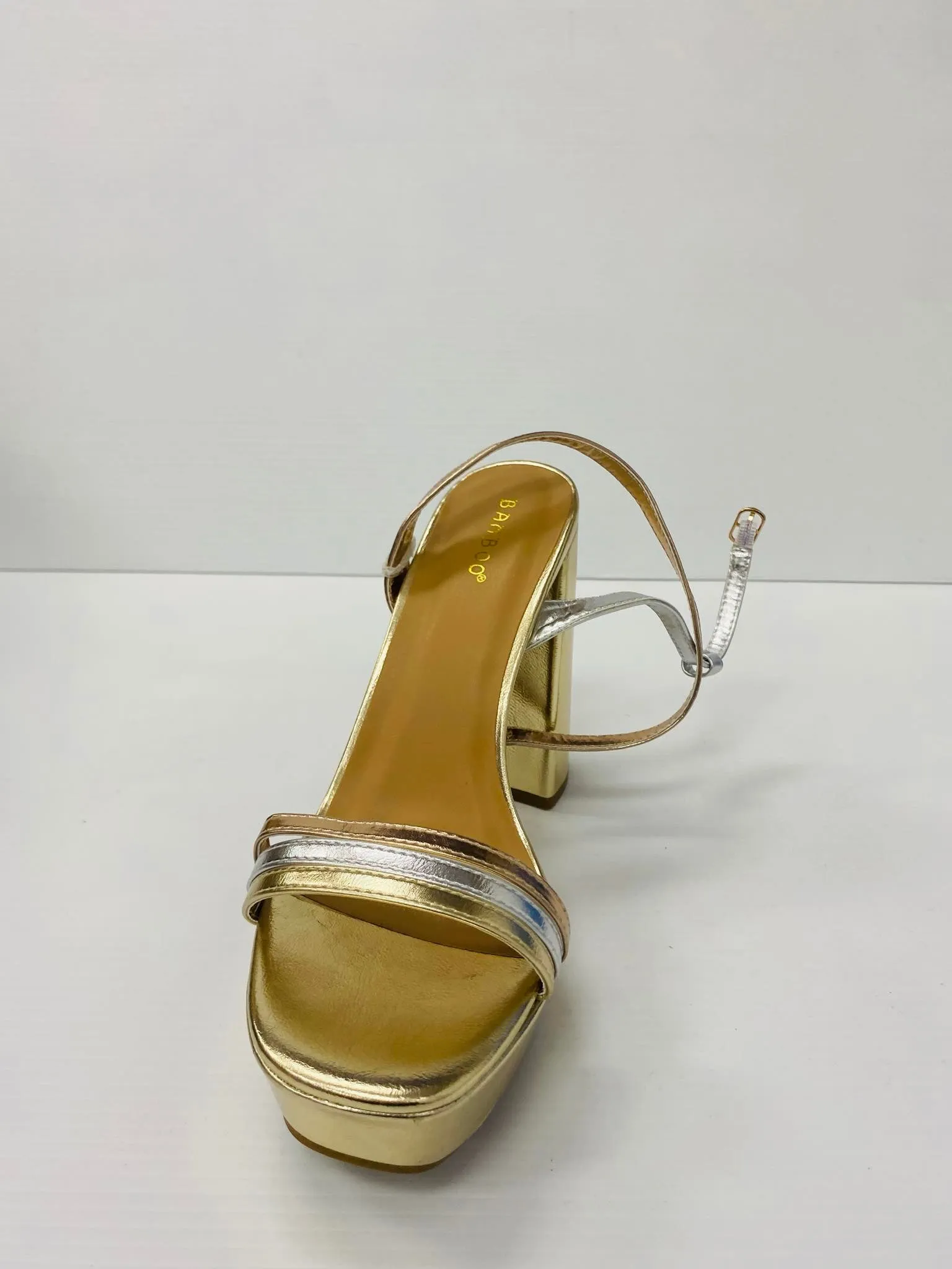 BAMBOO STUNNING-38 Chunky Heels
