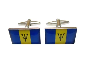 Barbados Flag Cufflinks
