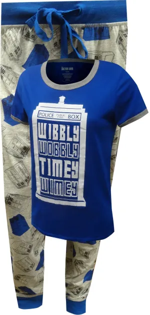 BBC Doctor Who Wibbly Wobbly Jogger Pajama