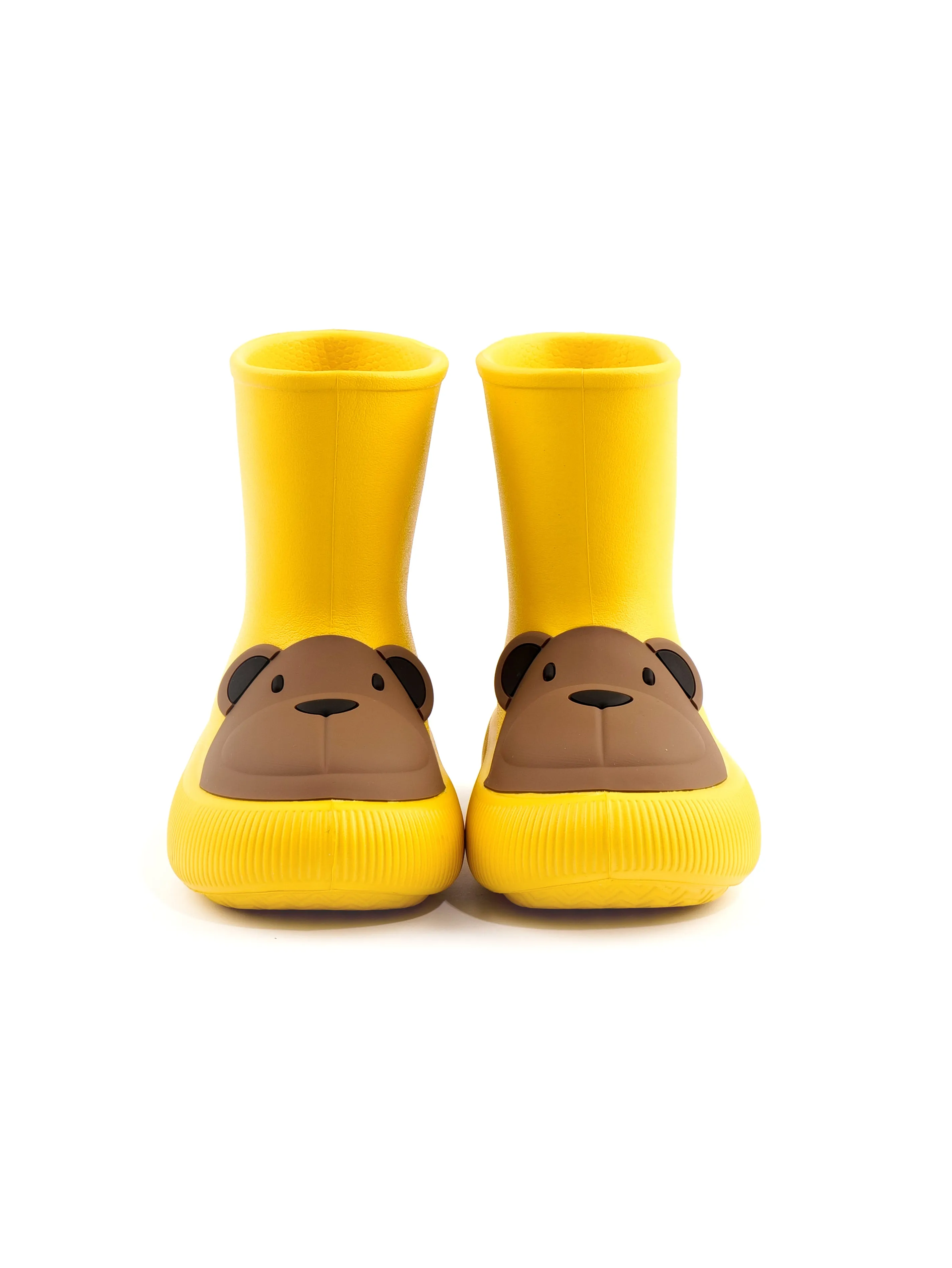 Bear Paw Children's EVA Boots - Adorable Bear and Bunny Designs, Waterproof, Available in Yellow and Pink, Non-Slip Sole, Lightweight EVA Material - Perfect for Outdoor Adventures, Rainy Days, and Playtime in Any Weather
