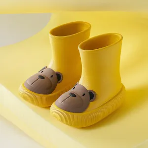 Bear Paw Children's EVA Boots - Adorable Bear and Bunny Designs, Waterproof, Available in Yellow and Pink, Non-Slip Sole, Lightweight EVA Material - Perfect for Outdoor Adventures, Rainy Days, and Playtime in Any Weather