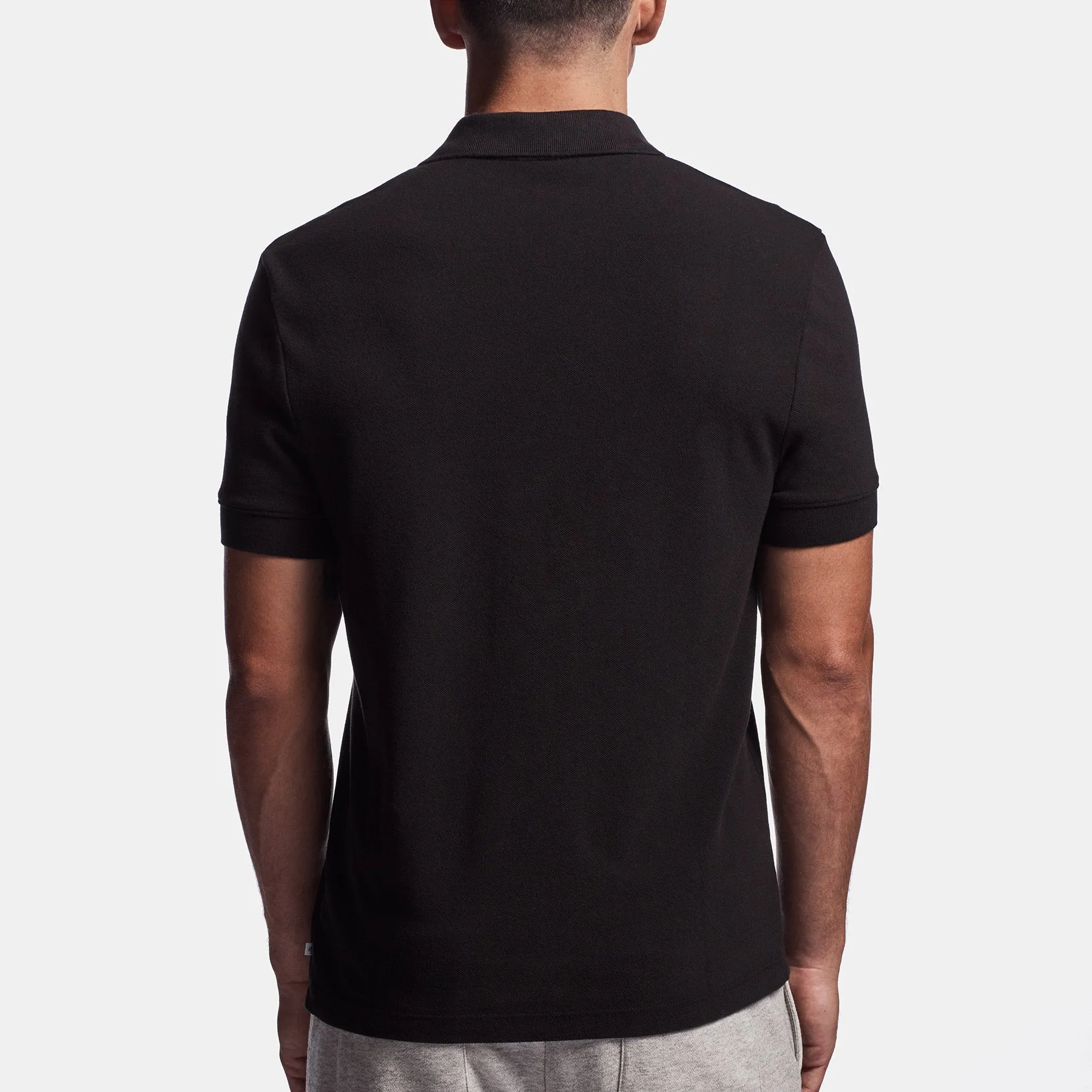 Beefy Pique Polo - Black