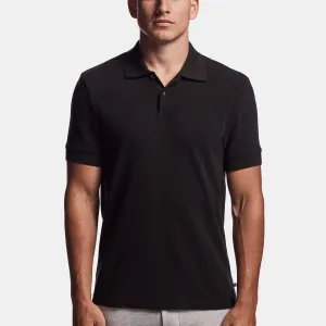 Beefy Pique Polo - Black