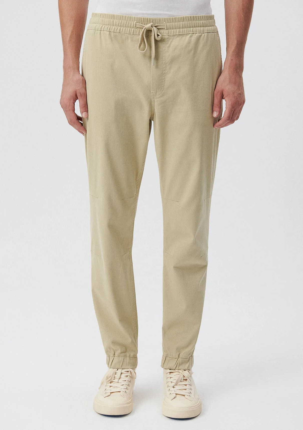 Beige Jogger Pants