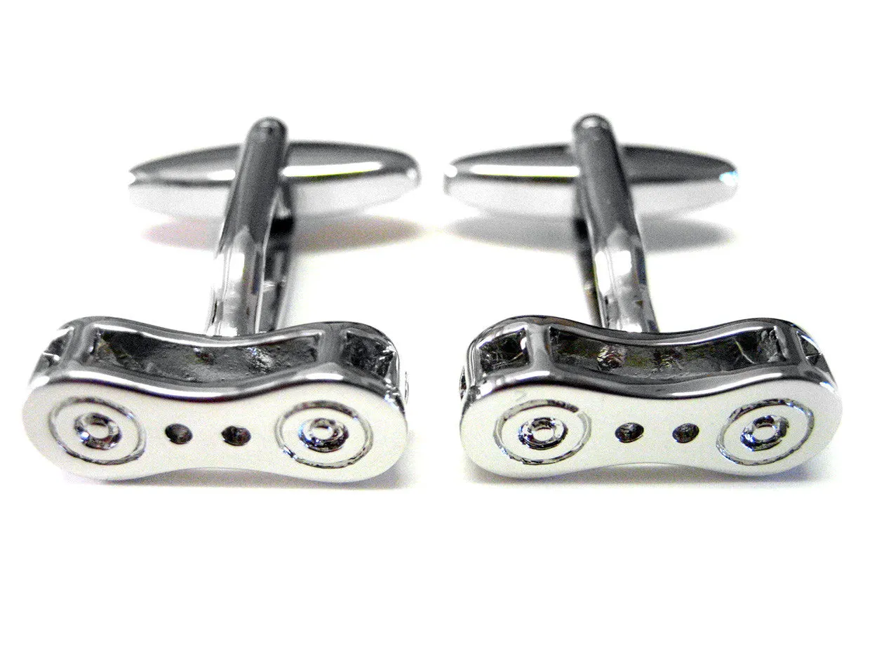 Bike Chain Cufflinks