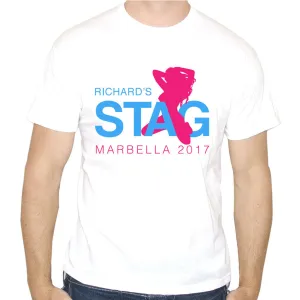 Birds with Words Personalised Stag T-Shirt