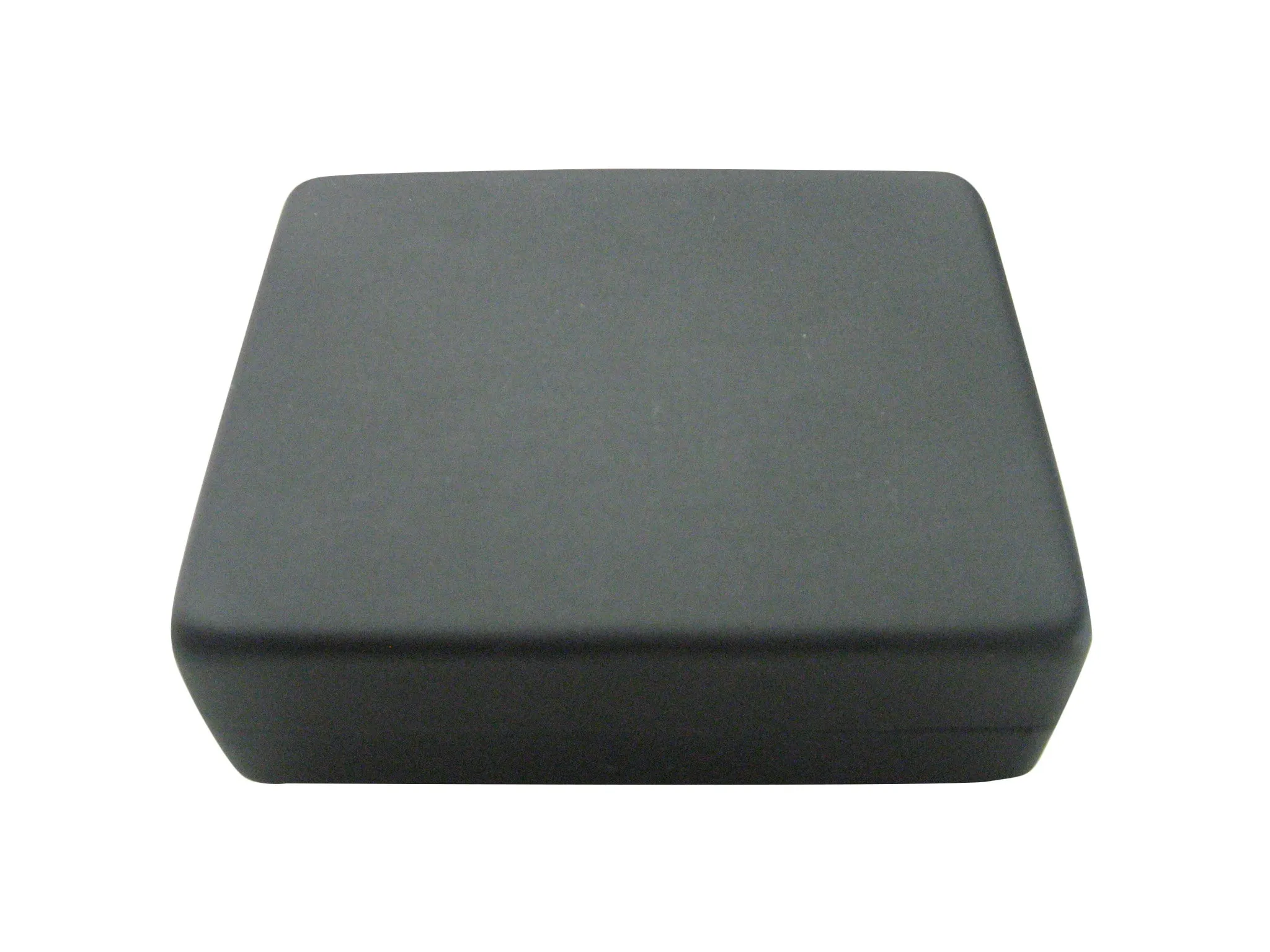 Black Classic Cufflinks with Thick Silver Trim