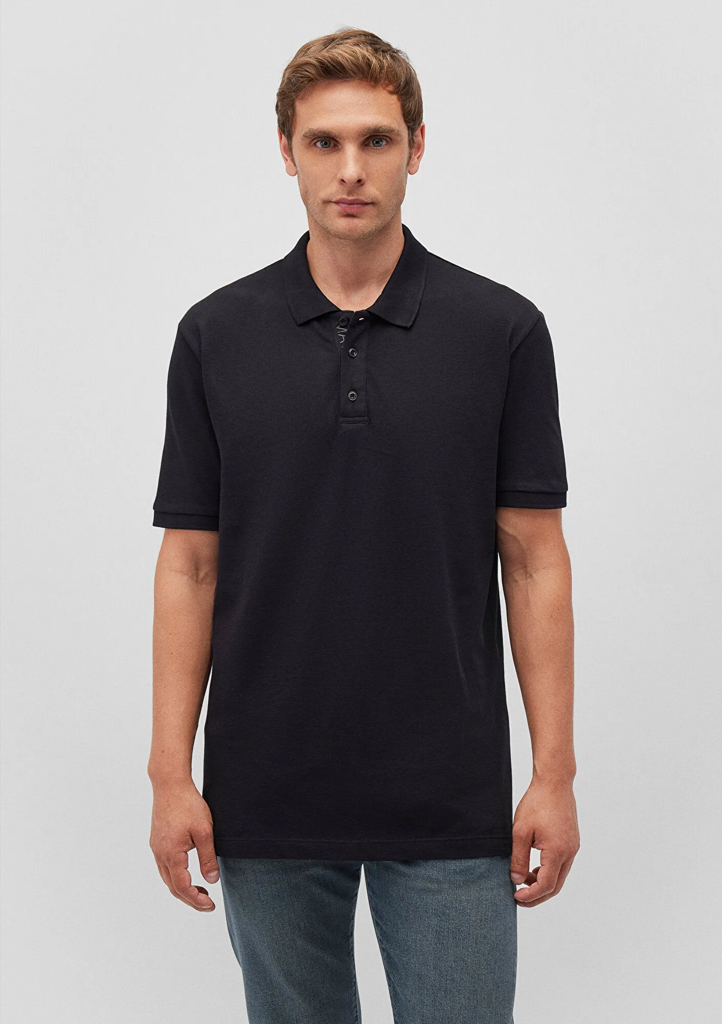 Black Polo T-Shirt