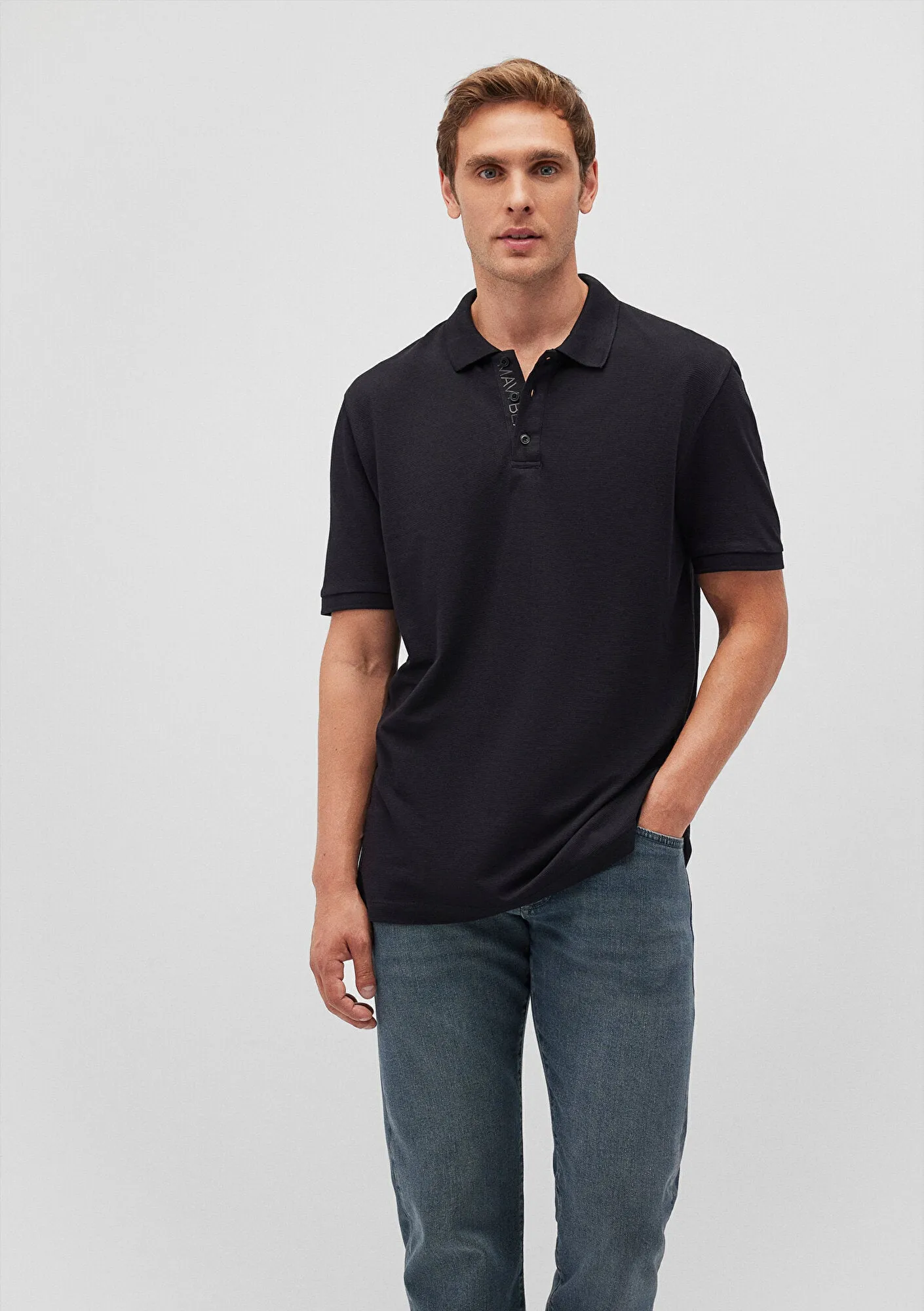 Black Polo T-Shirt