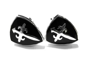Black Shield Cufflinks