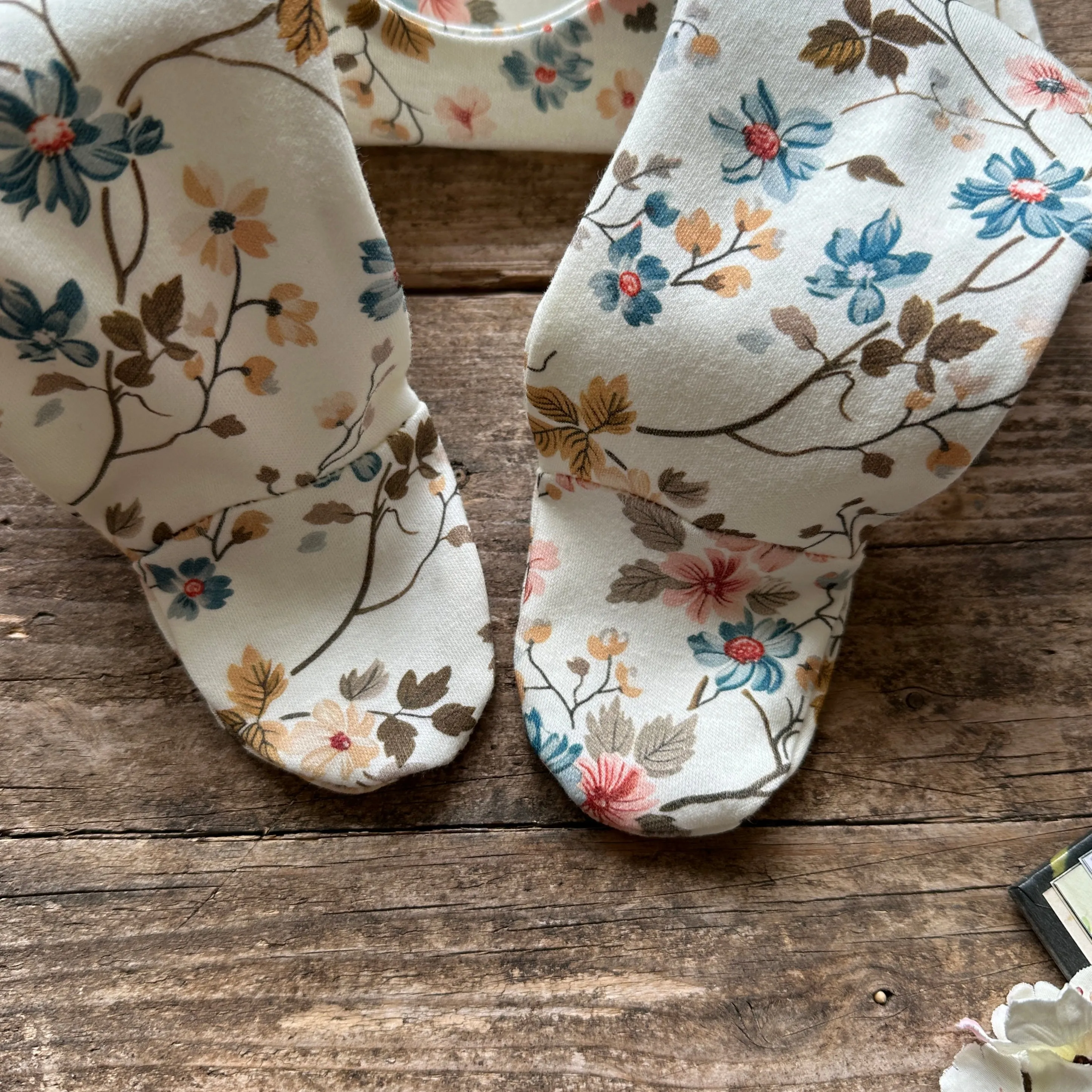 Blossoms Footed Romper | Ready To Post