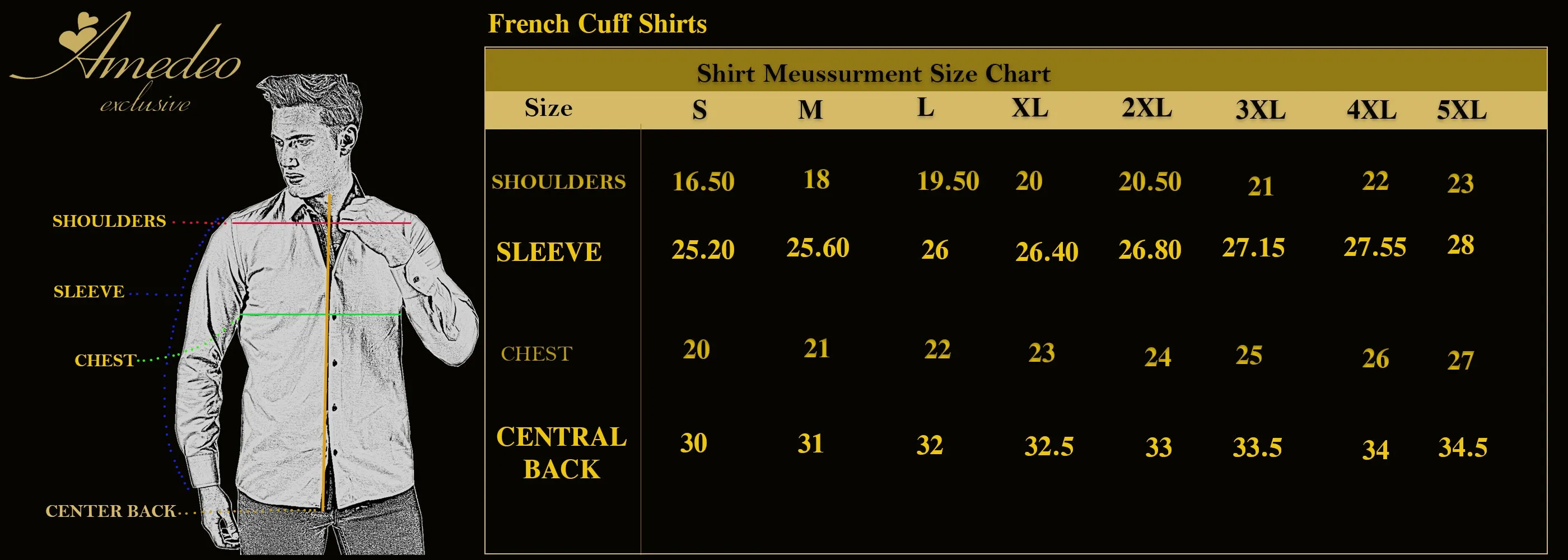 Blue and White Mens Slim Fit French Cuff Shirts with Cufflink Holes - Casual and Formal