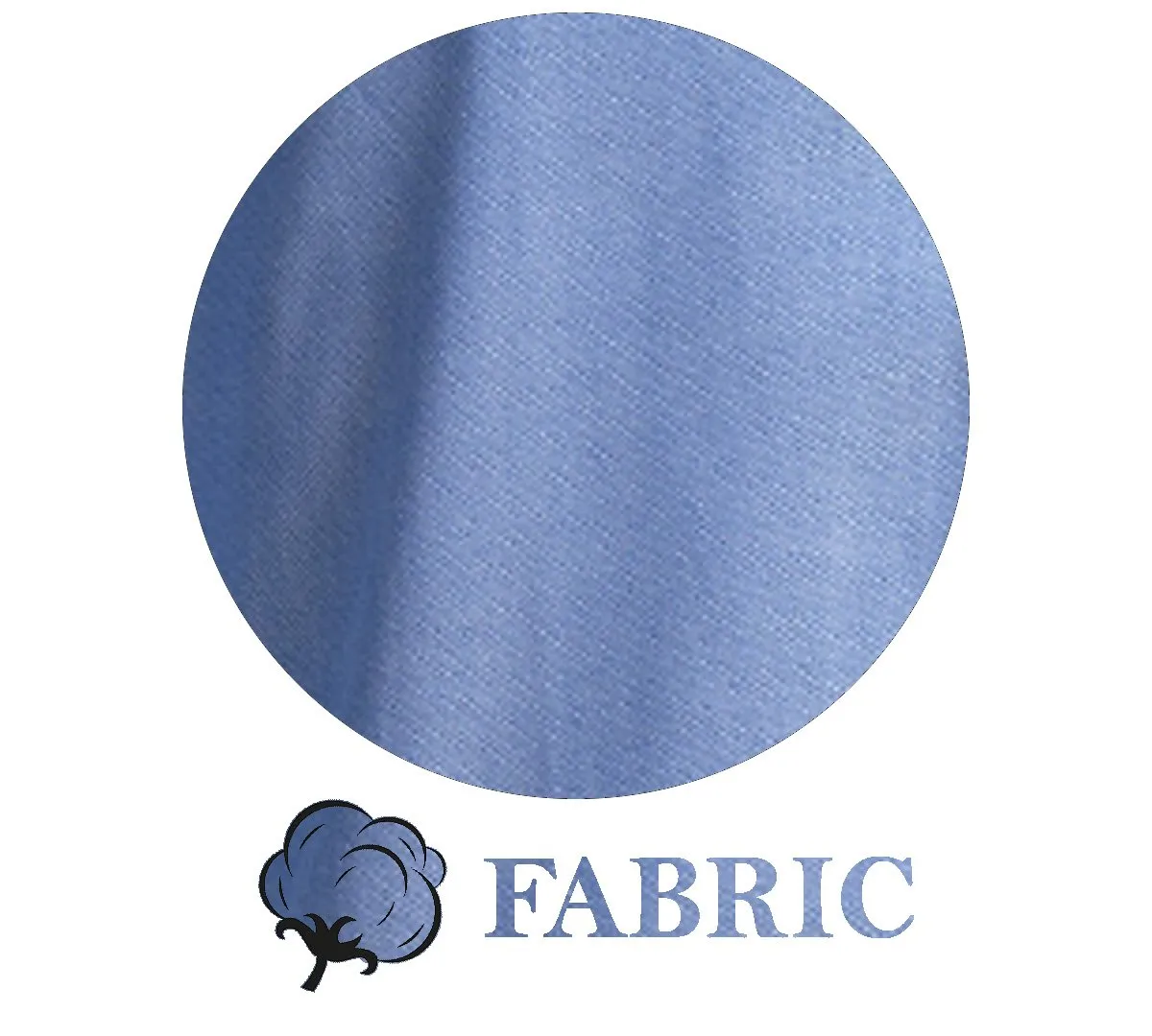 Blue Men's Slim Fit French Cuff Shirts with Cufflink Holes - Casual and Formal