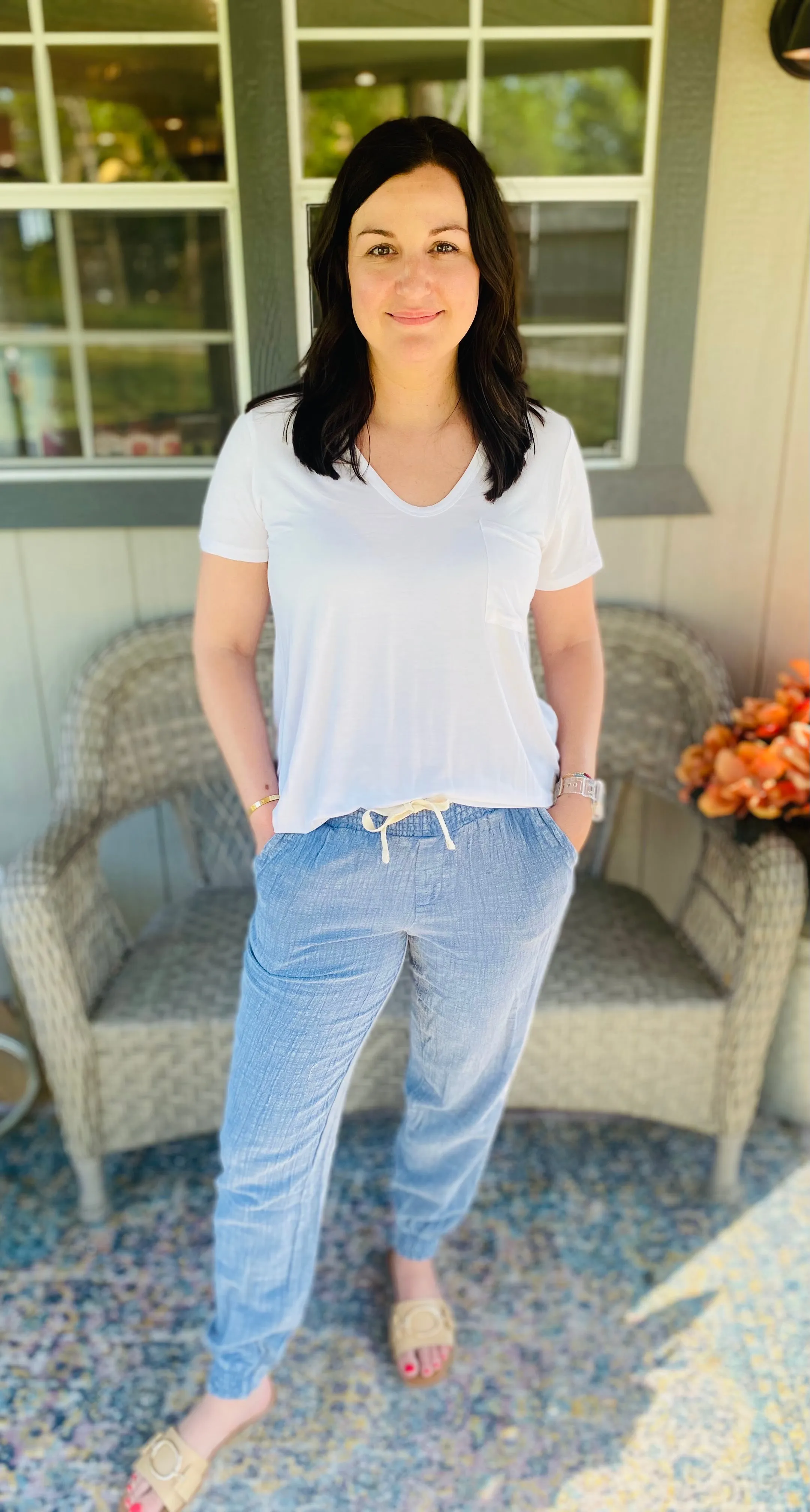 Blue Washed Jogger