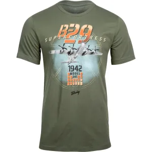 Boeing B-29 Superfortress Officially Licensed Aeroplane Apparel Co. Men's T-Shirt