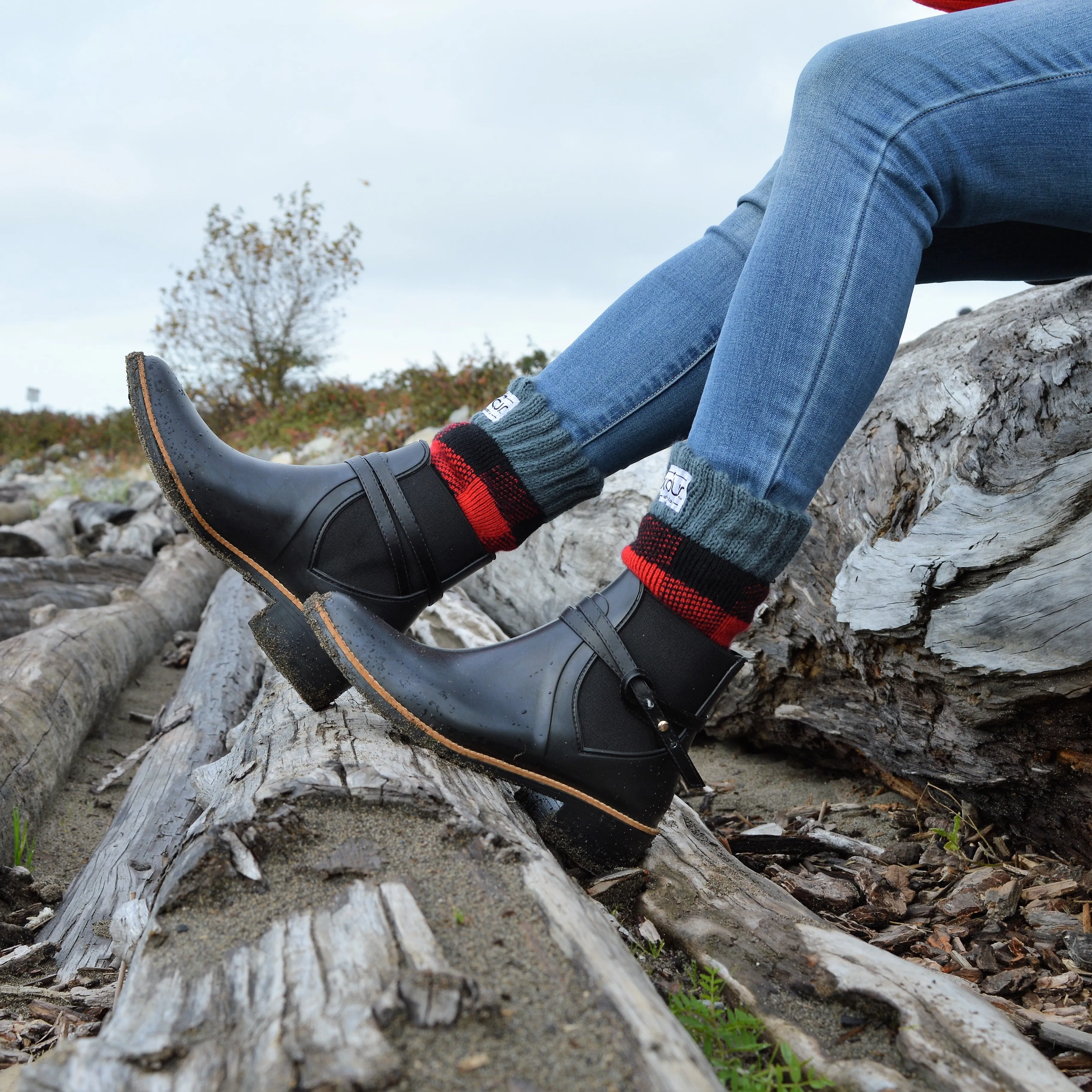 Boot Socks | Lumberjack Red | Short