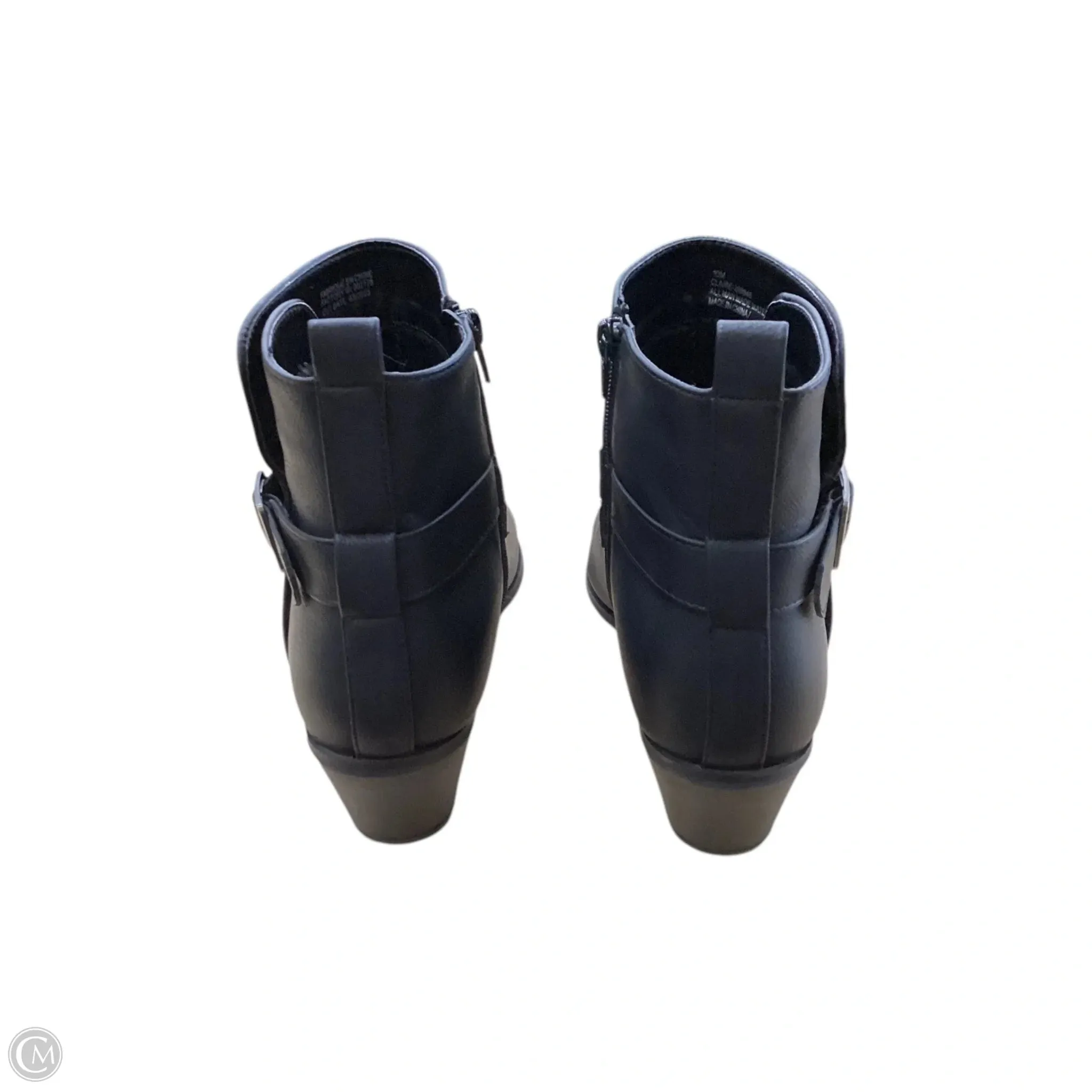 Boots Ankle Heels By Maurices In Black, Size: 10