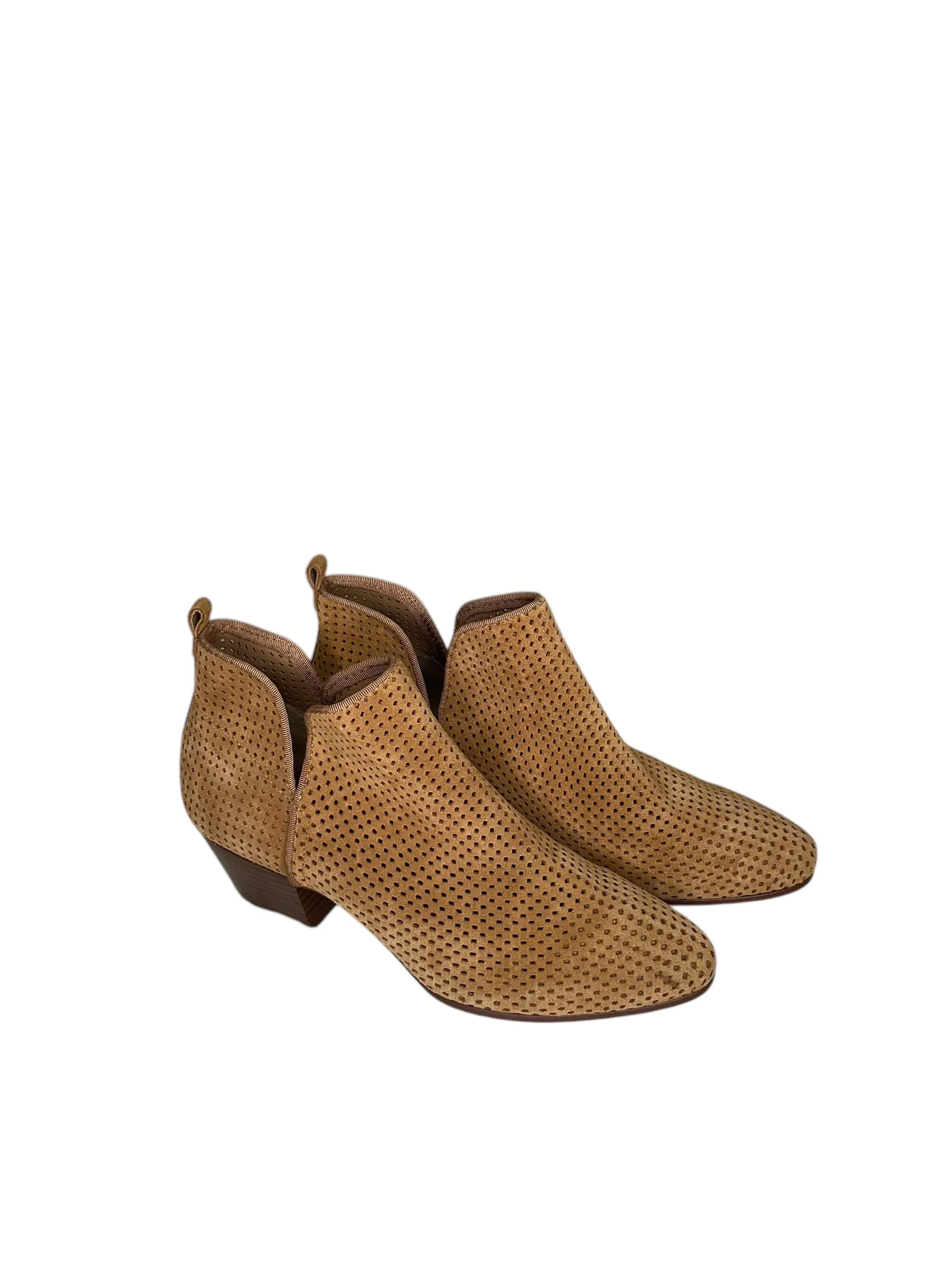 Boots Ankle Heels By Sam Edelman In Brown, Size: 7