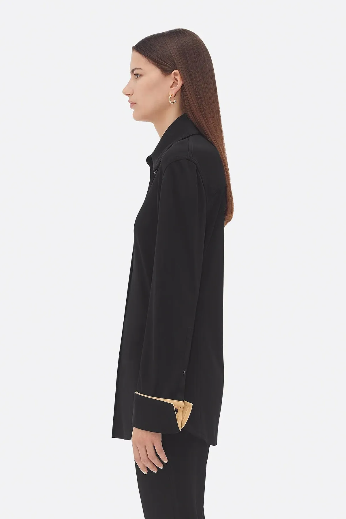 BOTTEGA VENETA | MATT FLUID VISCOSE JERSEY SHIRT