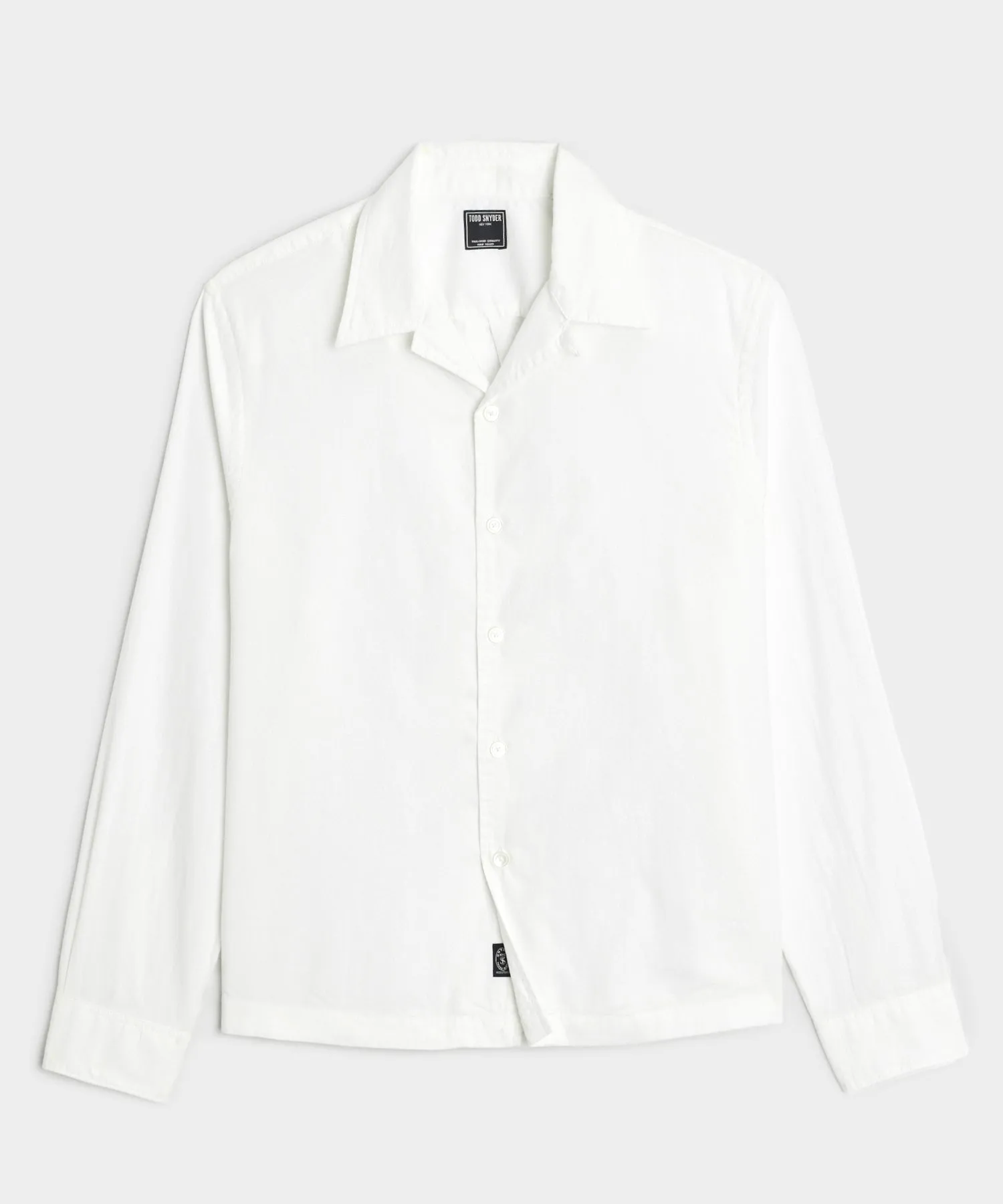 Boxy Fit Micro Oxford Shirt